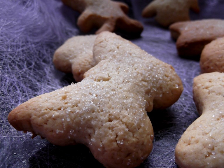 bolachas de côco e baunilha.