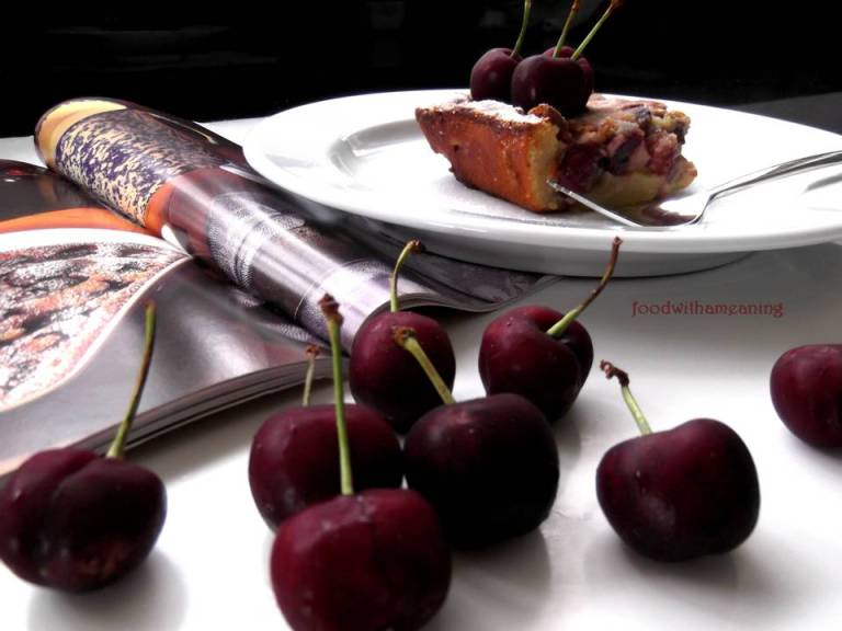 clafoutis de cereja...