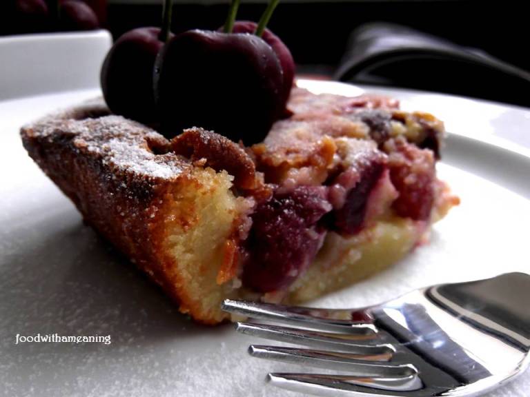 clafoutis de cereja