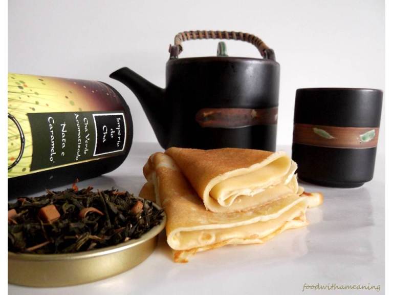Crepes de chá verde, nata e caramelo_foodwithameaning