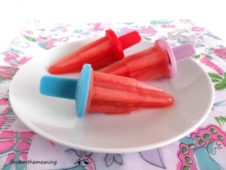 picolés de melancia