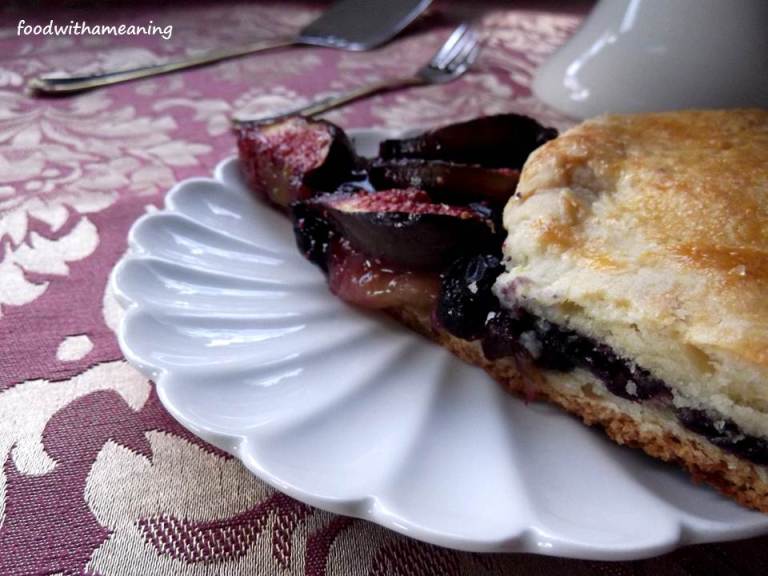 galette de figos e uva-da-serra