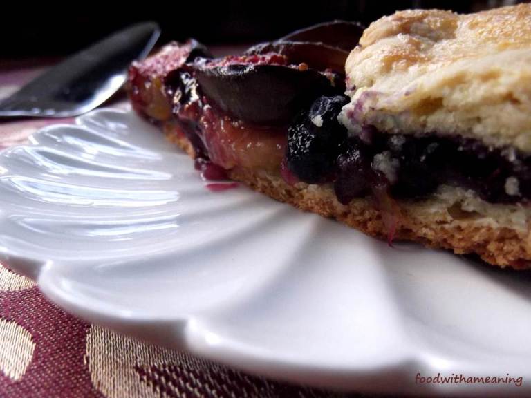 galette de figos e uva-da-serra