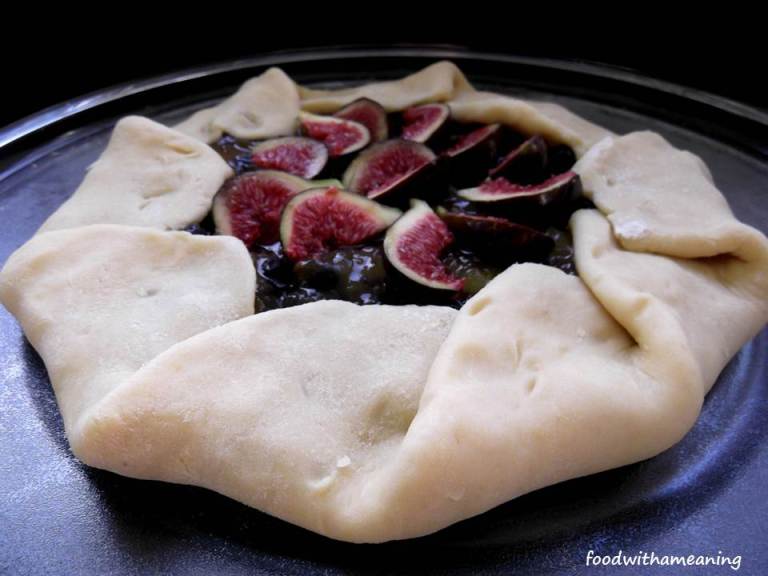 galette de figos e uva-da-serra