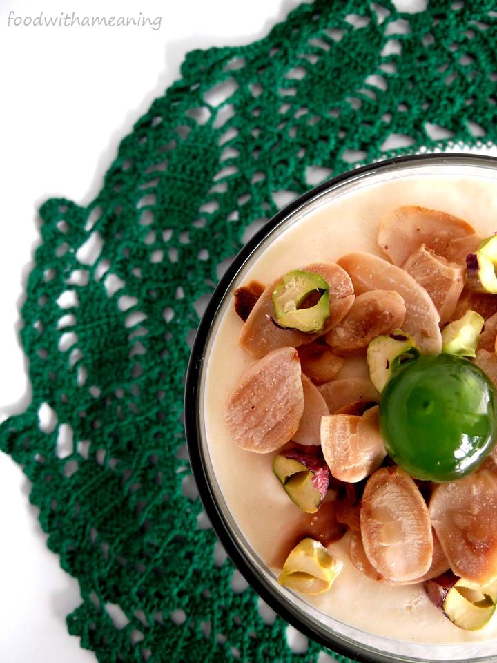 mousse de chocolate branco