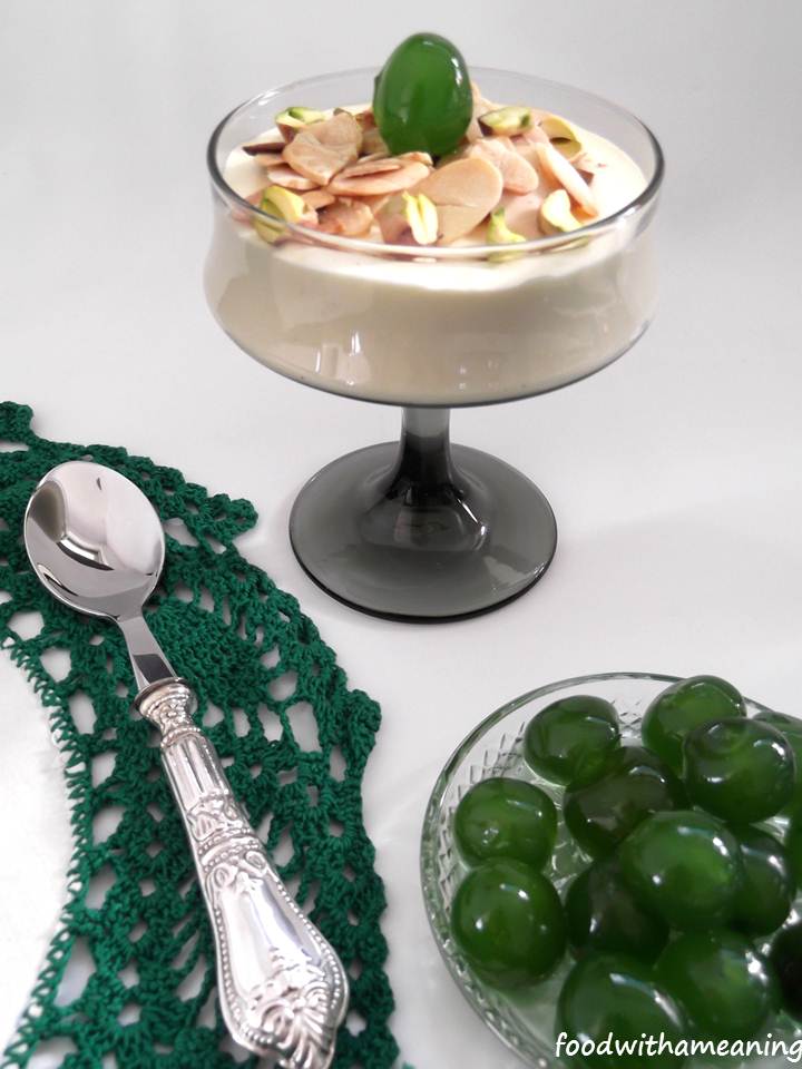 mousse de chocolate branco