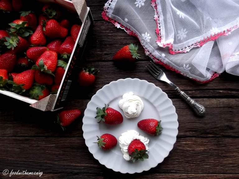 morangos com chantilly
