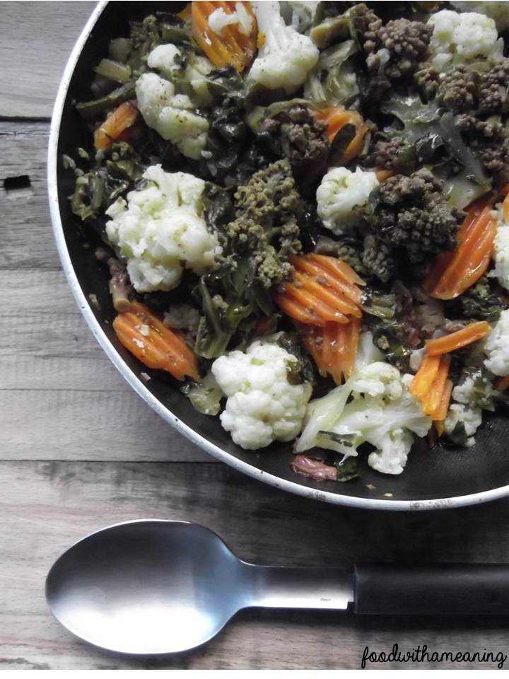 salada quente de romanesco