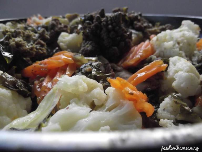 salada quente de romanesco