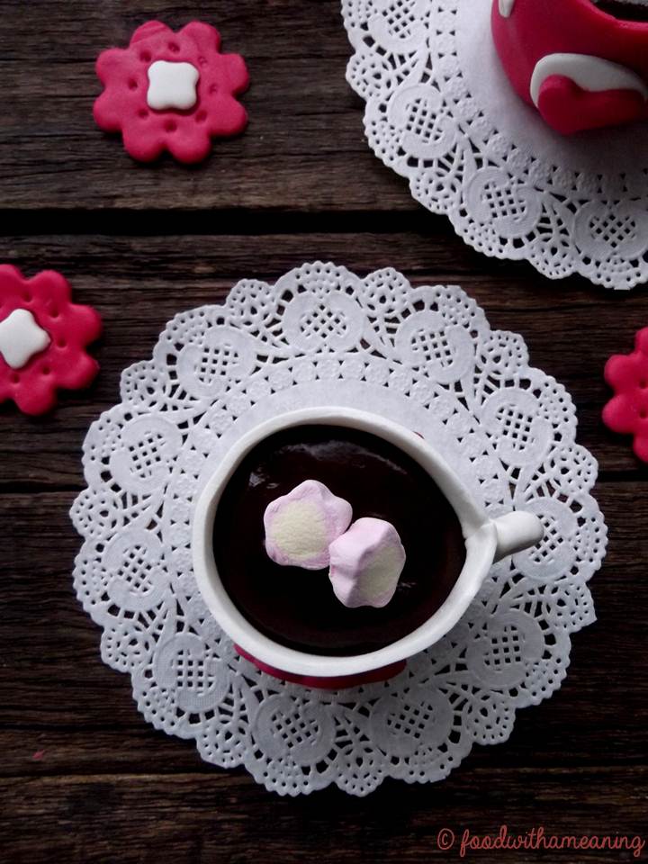 hot chocolate cupcake