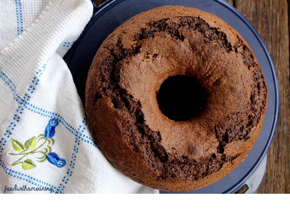 Bolo de cholocate e courgette