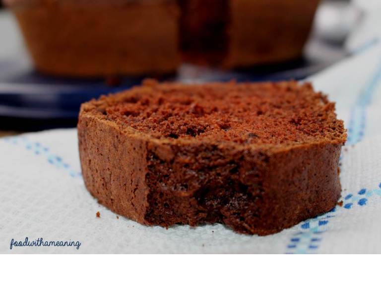 Bolo de cholocate e courgette