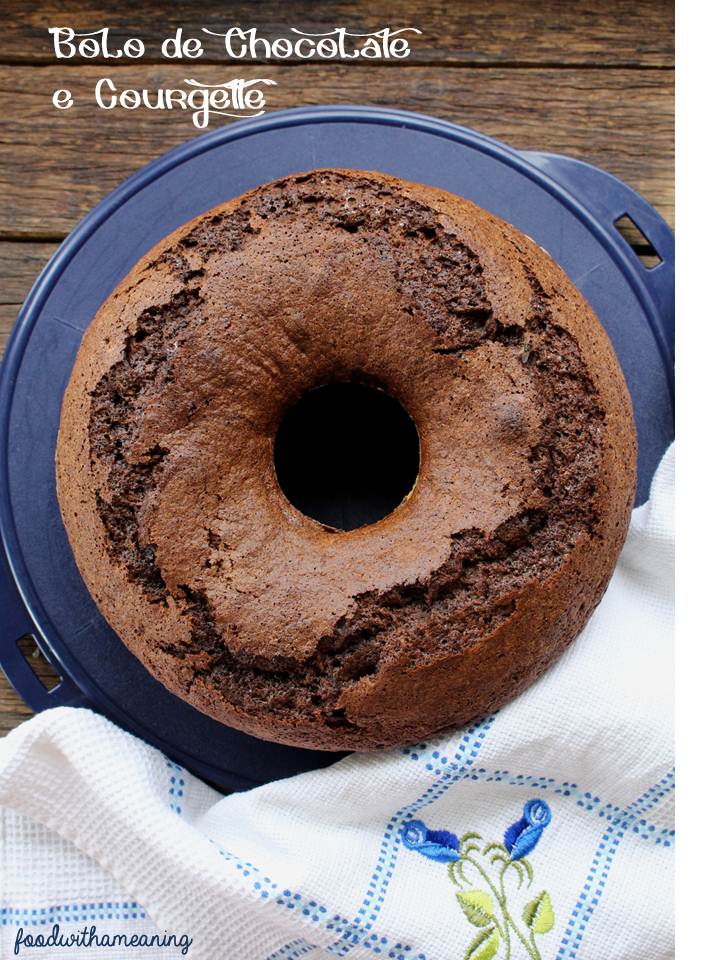 Bolo de Chocolate e Courgette