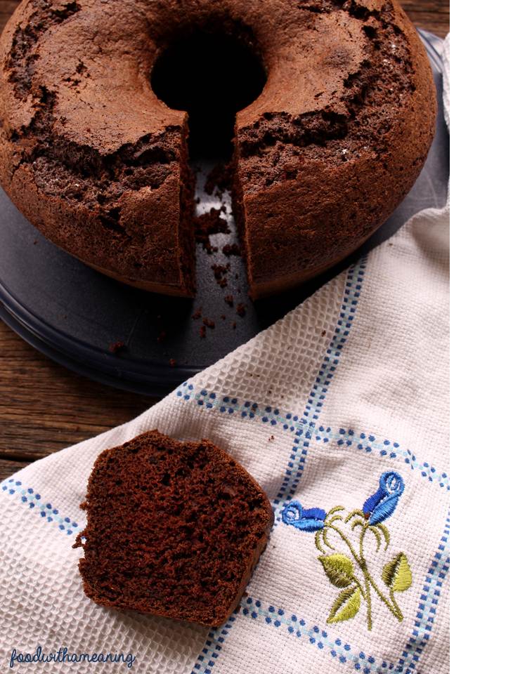 Bolo de cholocate e courgette