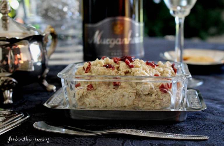 paté de anchova e arandos