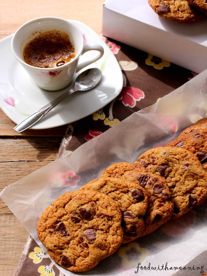 cookies de chocolate e manteiga de amendoim