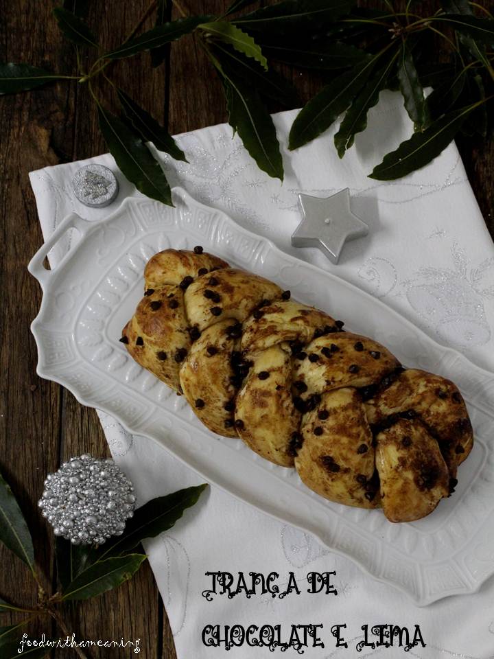 trança de chocolate e lima