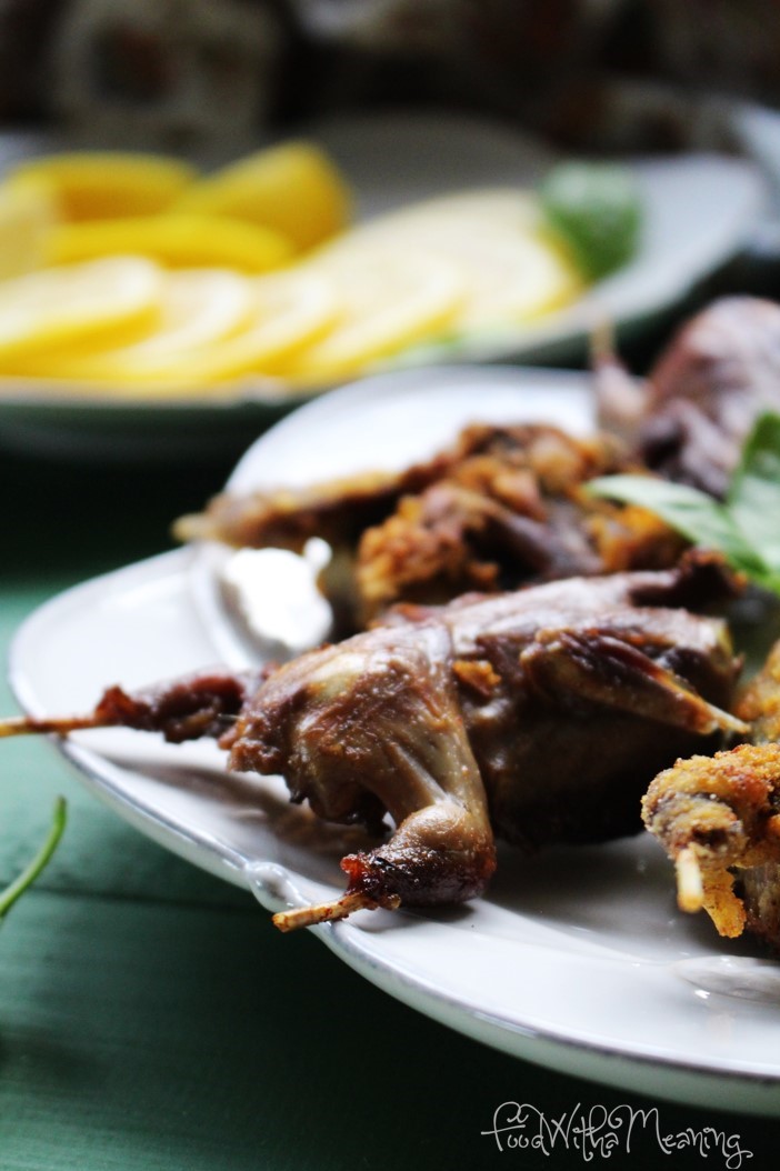 estorninhos no prato