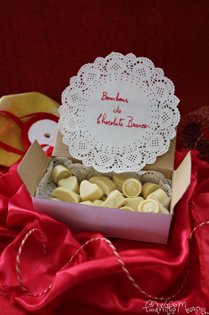 Bombons de Chocolate Branco