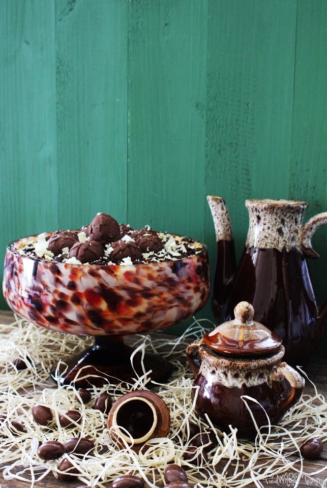 Pudim de Café, Bolacha e Chocolate