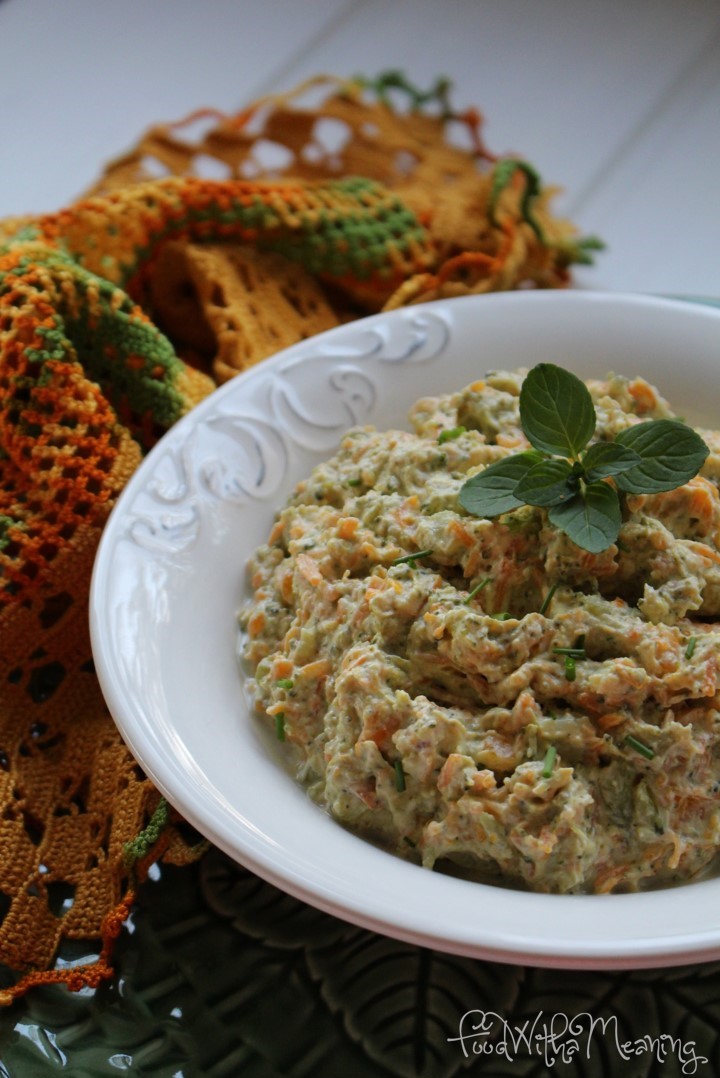 paté de cenoura e brócolos