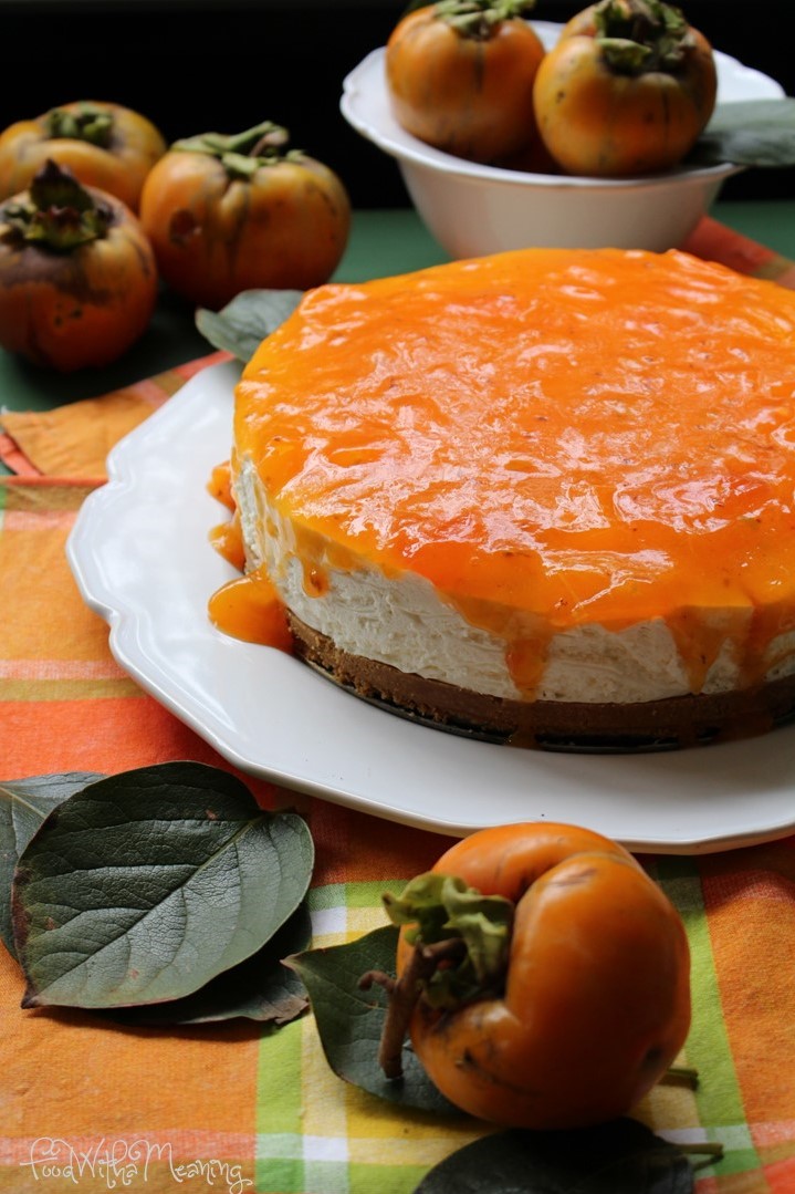 cheesecake de dióspiro