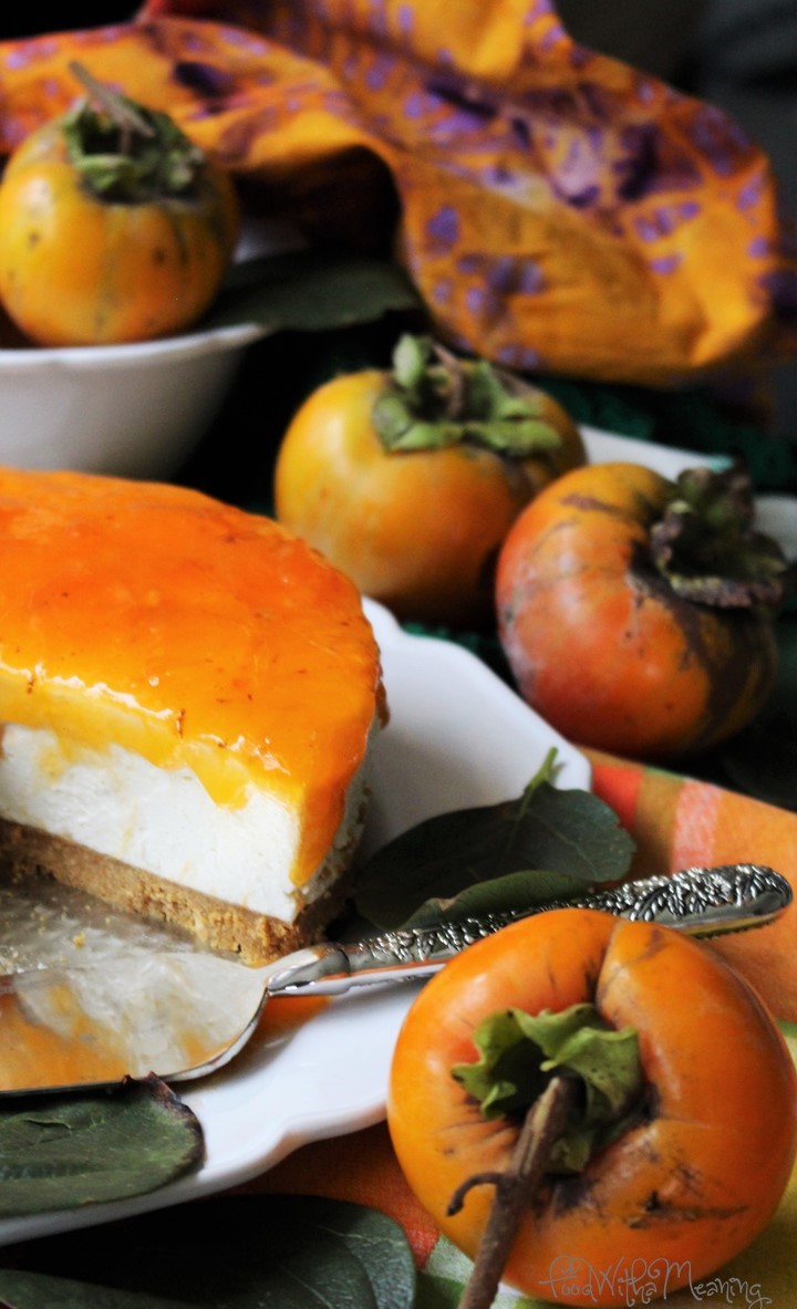 cheesecake de dióspiro