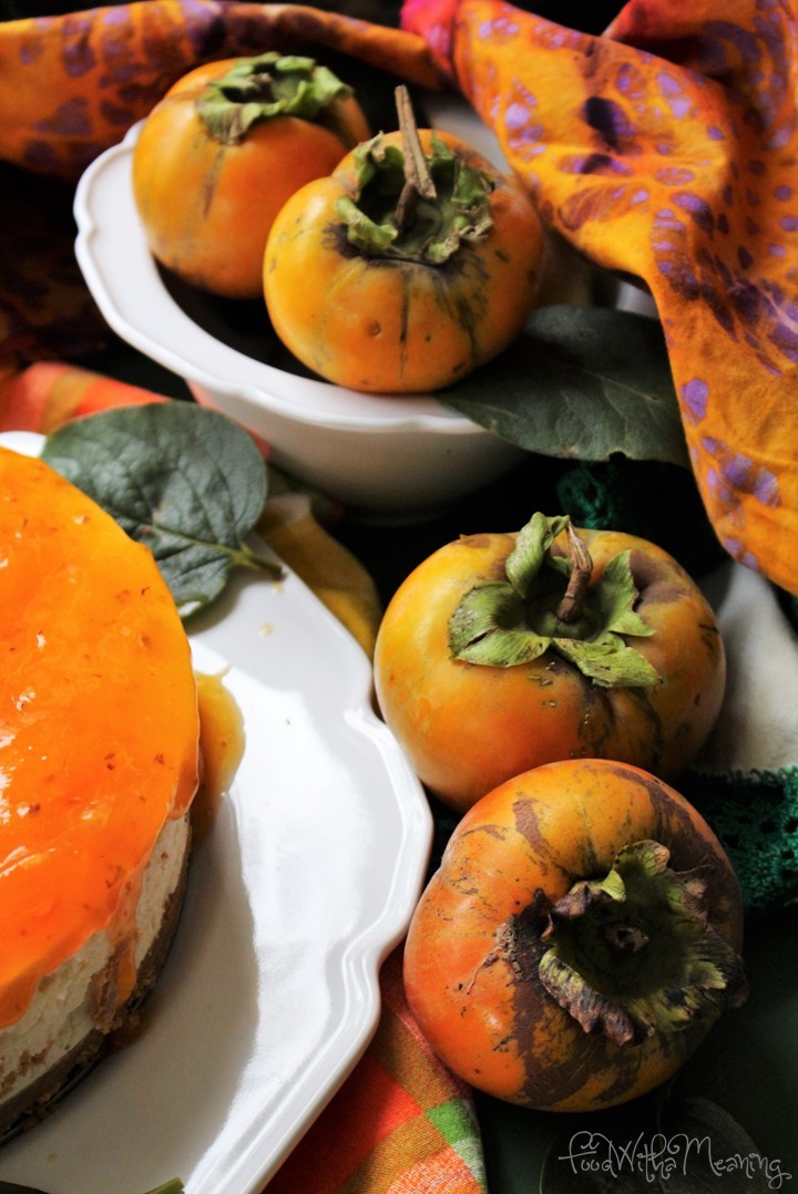 cheesecake de dióspiro