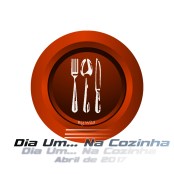 Logotipo Dia Um... Na Cozinha Abril 2017