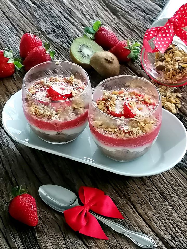 Cheesecake de morangos e Requeijão 2